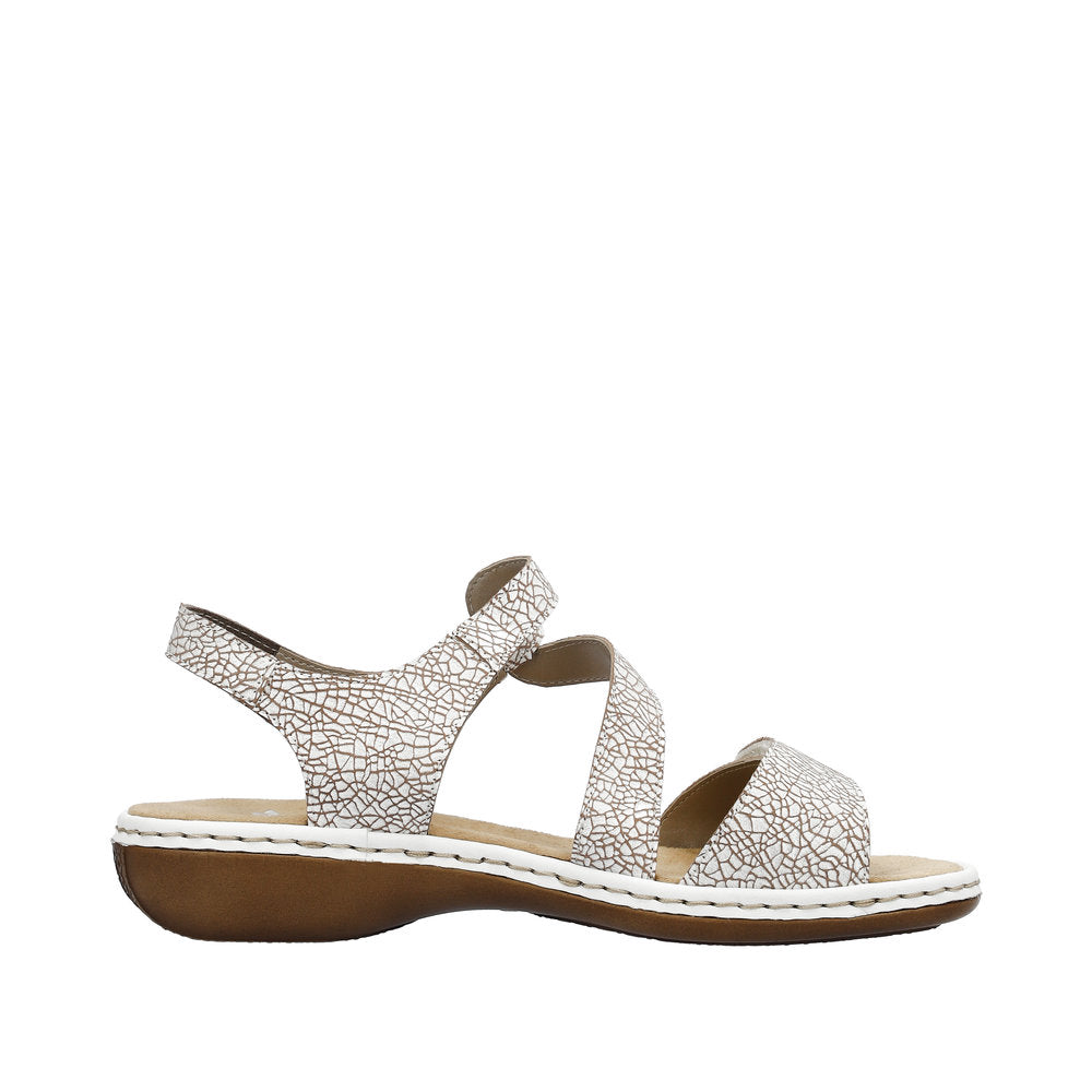 Rieker 659C7 - Weiss Sandals – SoleLution