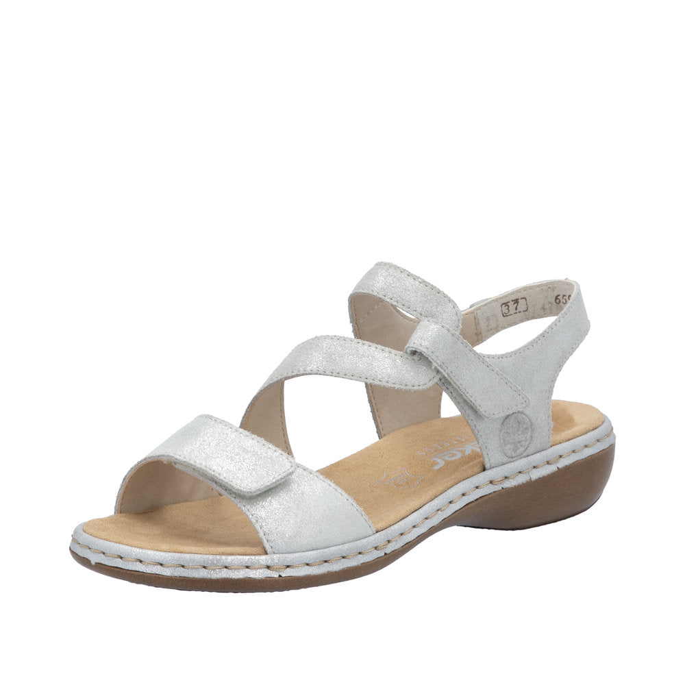 Rieker 659C7 - Silver Sandals