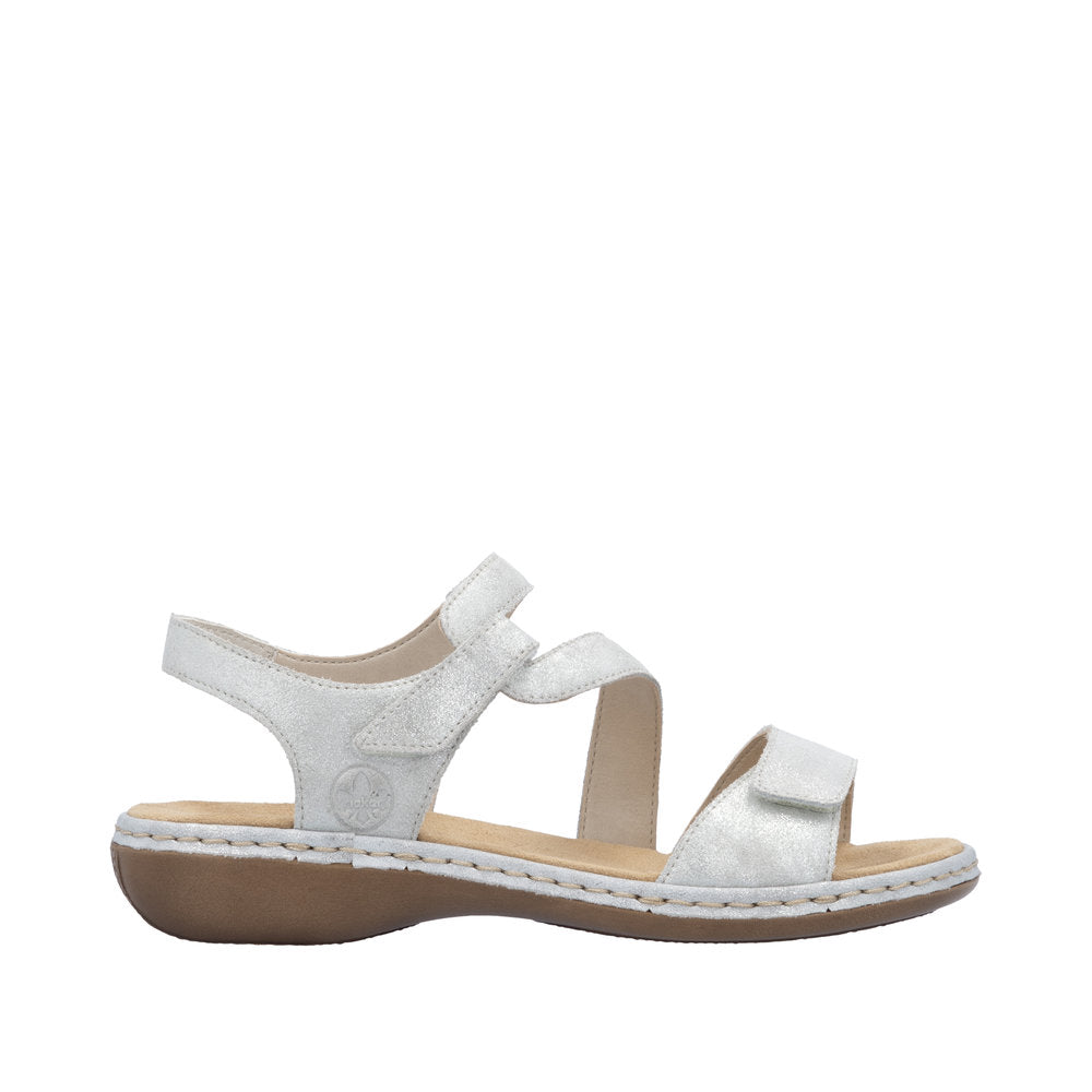 Rieker 659C7 - Silver Sandals