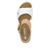 Rieker 67476 - Weiss/Abrikot Sandals