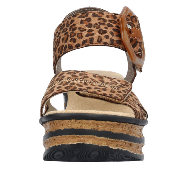 Rieker 68176 - Leo-Nuss/Cayenne Sandals