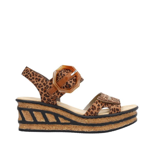 Rieker 68176 - Leo-Nuss/Cayenne Sandals