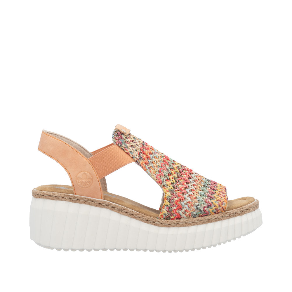 Rieker 69172 - Multi/Aprikot Sandals