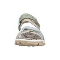 Rieker 68866 -  Carnation/Mauve/Aqua Sandals