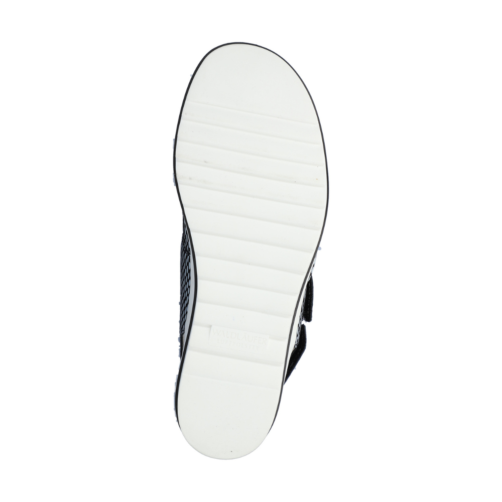 Waldlaufer Hakura 351013 - Black Check Sandals
