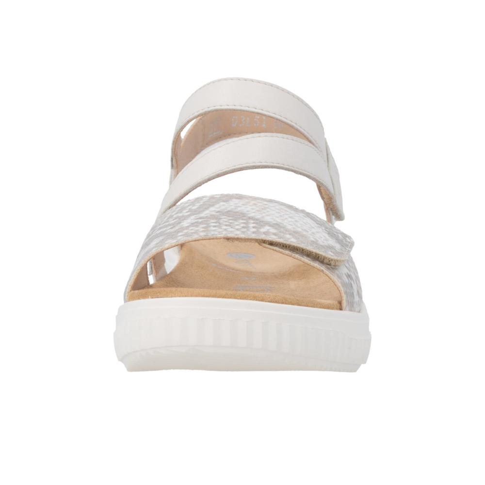 Remonte D3L51 - Off White/Gold Sandals