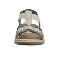 Rieker 65918 -  Clay/Champagner/Kiesel Sandals