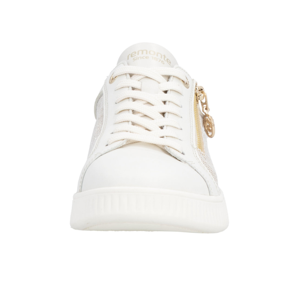 Remonte D2E00 - Snow/White Gold Trainers