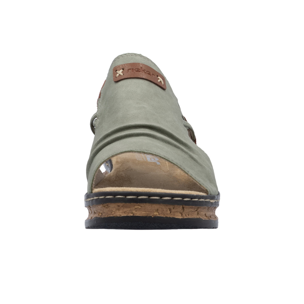 Rieker 62962 -  Schilf/Cayenne Sandals
