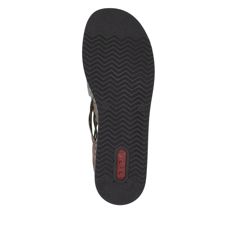 Rieker 62962 -  Schilf/Cayenne Sandals