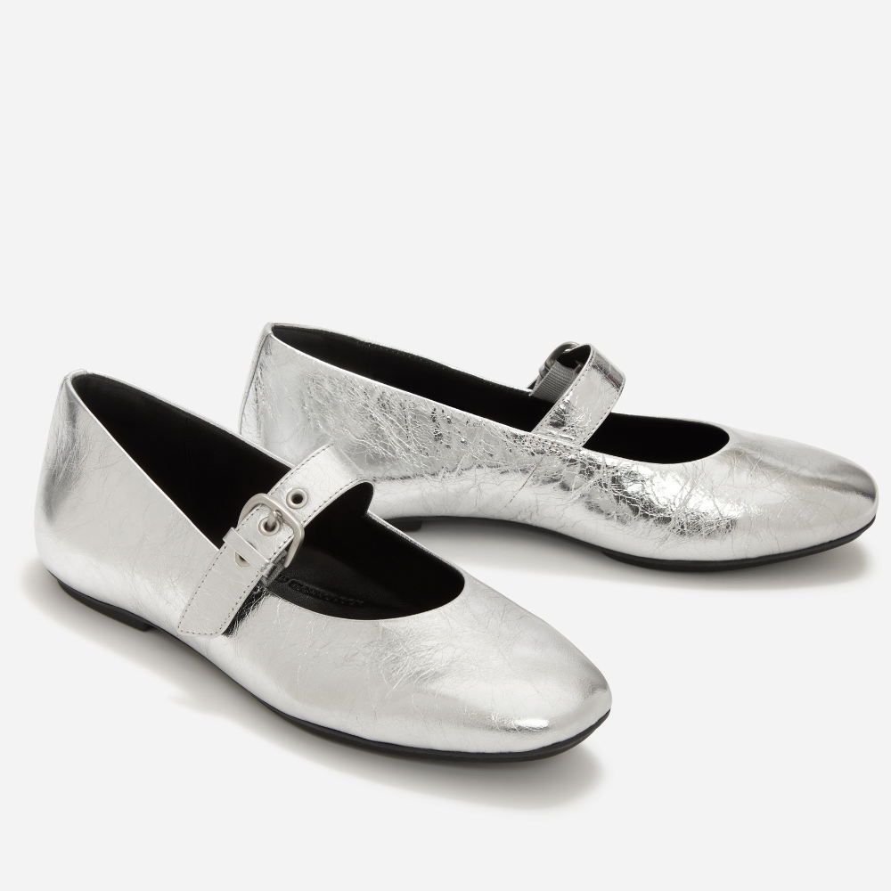 FitFlop Delicato Metallic Mary-Jane - Silver