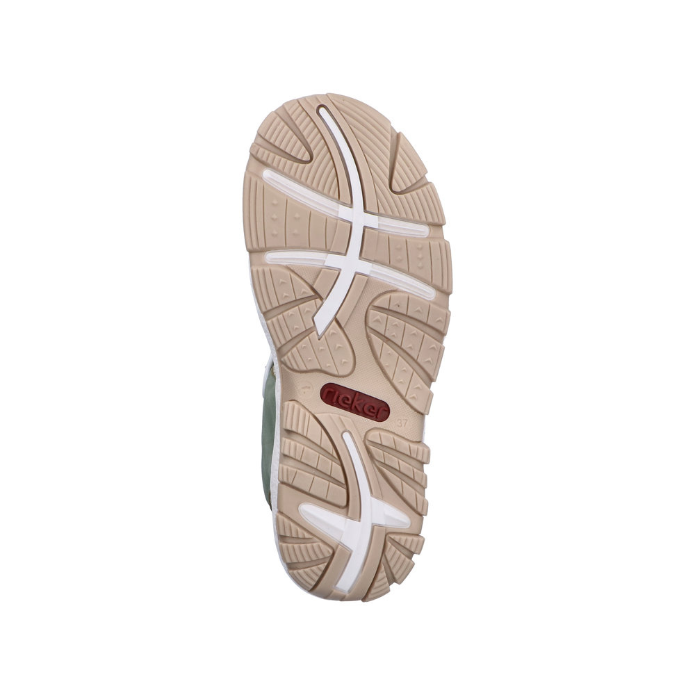 Rieker 68866 -  Carnation/Mauve/Aqua Sandals
