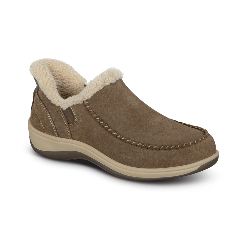 Orthofeet Lorin - Light Brown House Shoes