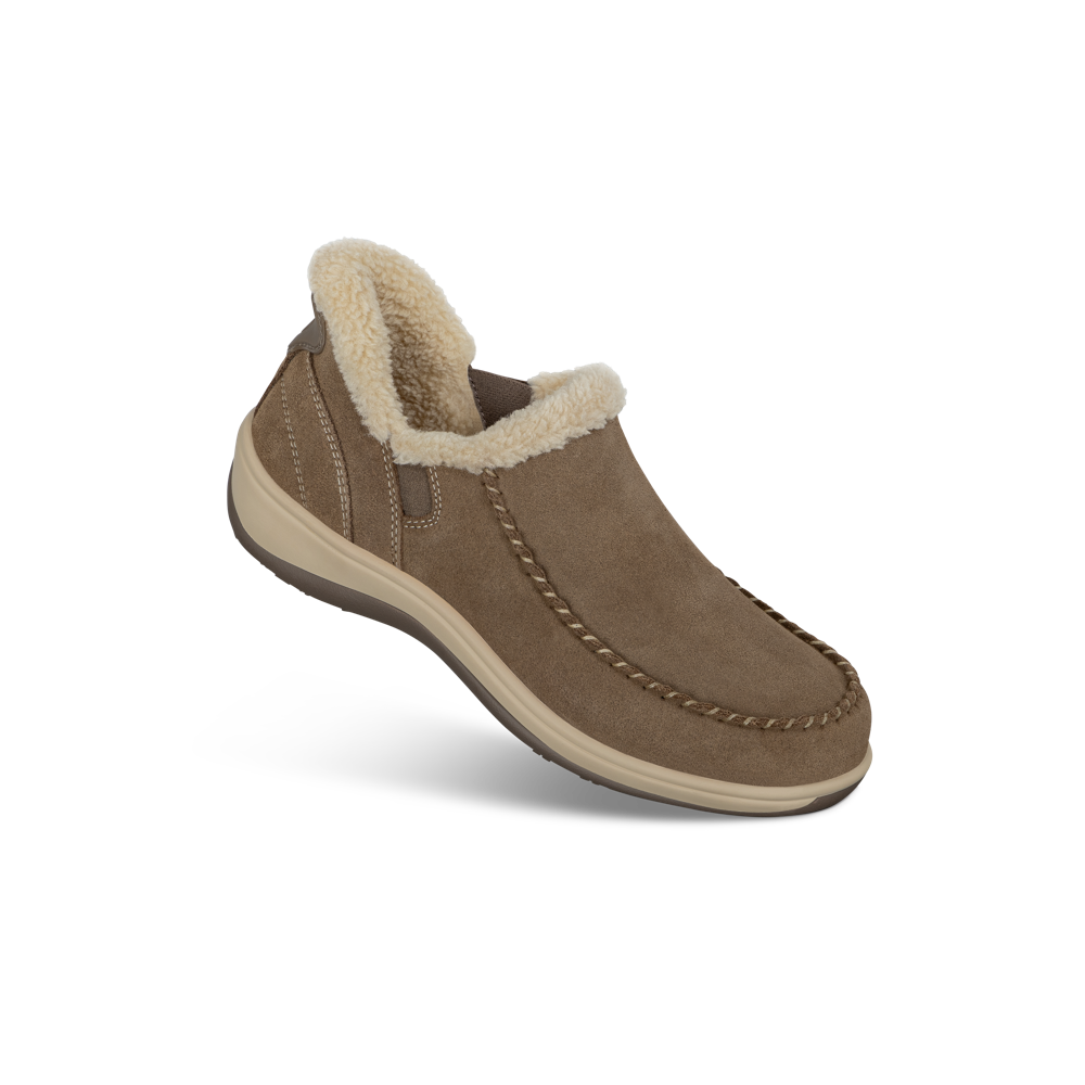 Orthofeet Lorin - Light Brown House Shoes