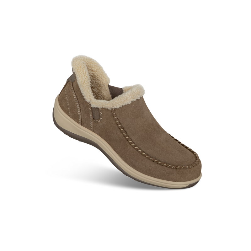 Orthofeet Lorin - Light Brown House Shoes