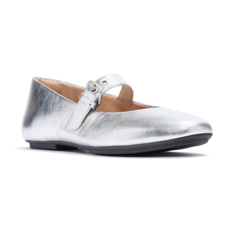 FitFlop Delicato Metallic Mary-Jane - Silver