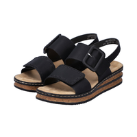 Rieker 62950 - Black Sandals