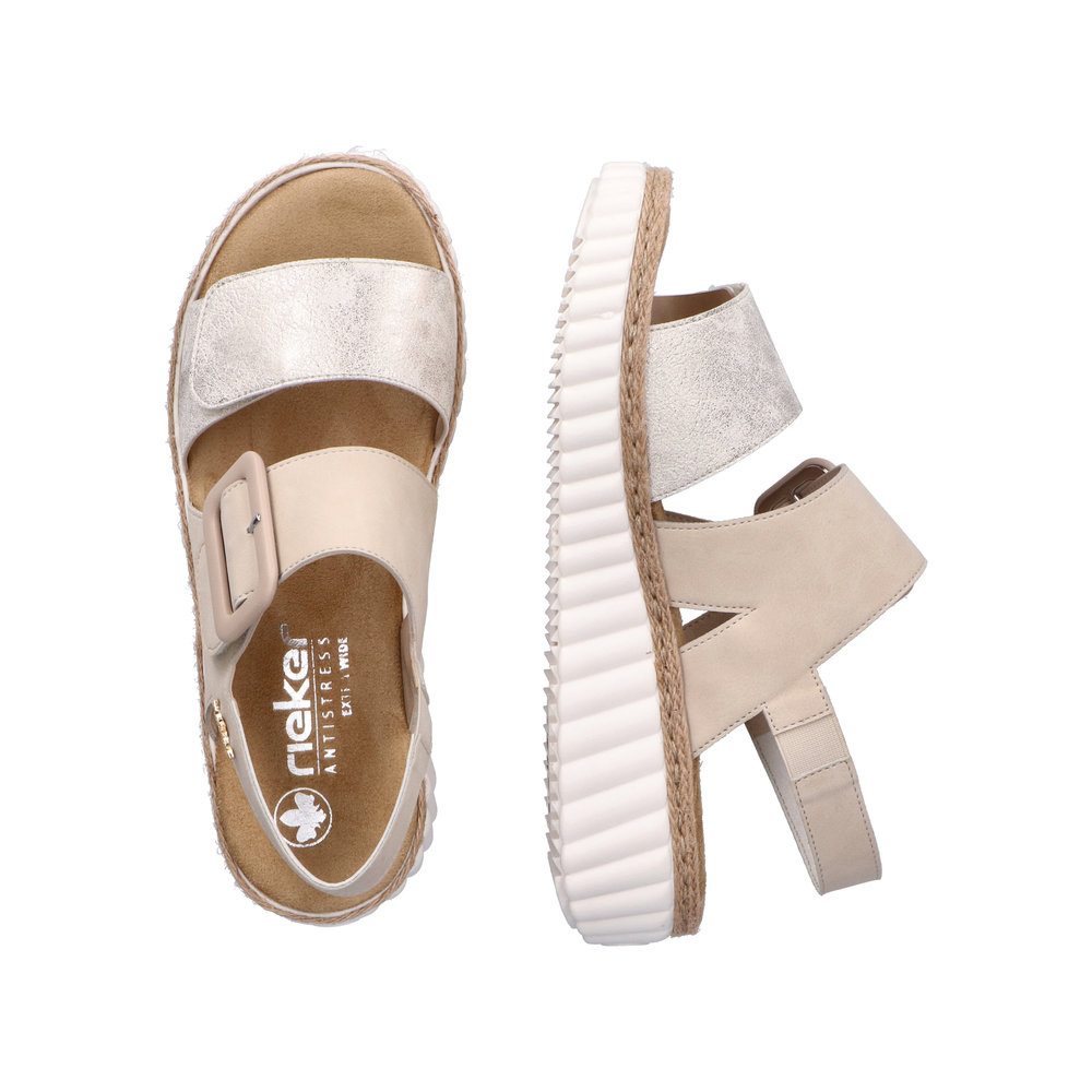 Rieker 69260 -  Beige/Gold/Perle