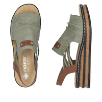 Rieker 62962 -  Schilf/Cayenne Sandals