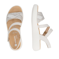 Remonte D3L51 - Off White/Gold Sandals
