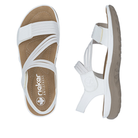 Rieker 64870 -  White Sandals