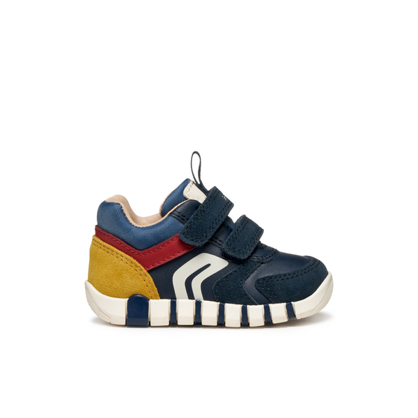 Geox B Iupidoo B3555D - C4244 Navy/DK Red Shoes