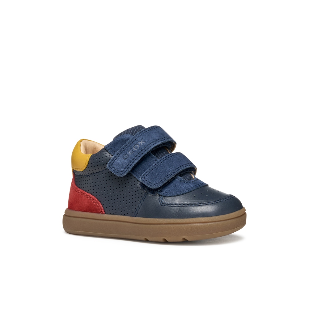 Geox B Biglia B. A B554DA - C0735 Navy/Red Shoes