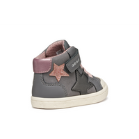 Geox B Gisli Girl A B561MA - C0502 Grey/Pink Boots