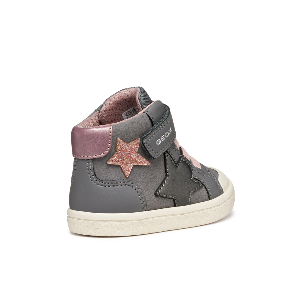 Geox B Gisli Girl A B561MA - C0502 Grey/Pink Boots