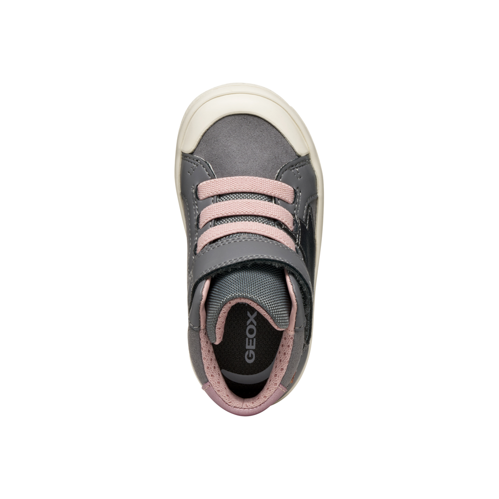 Geox B Gisli Girl A B561MA - C0502 Grey/Pink Boots