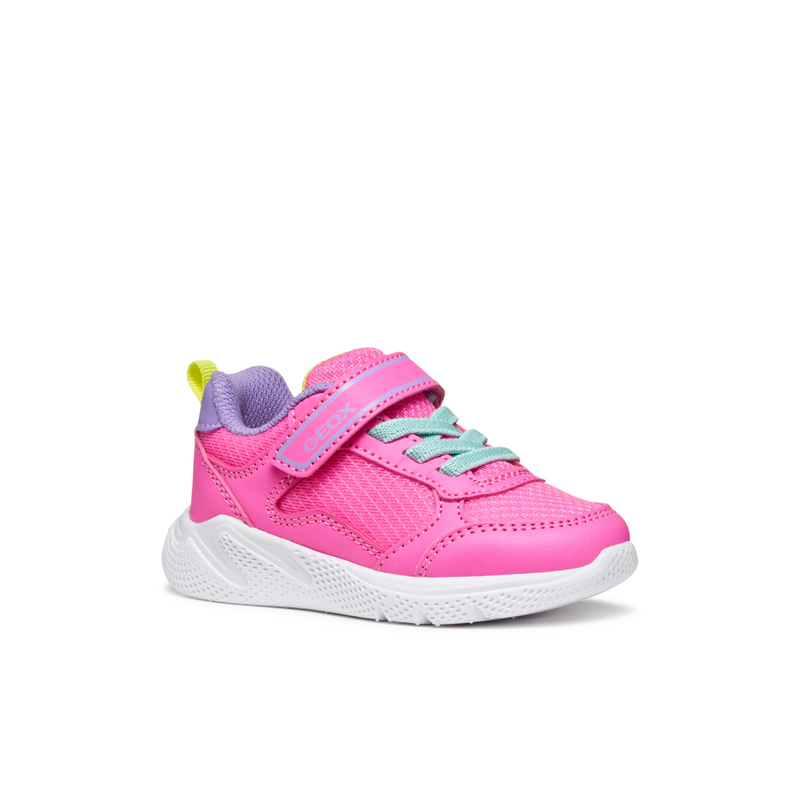 Geox B Sprintye Girl B B564TB - C8L8E Fluo Fuschia/Dark Lila Trainers