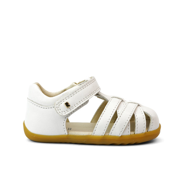 Bobux Cross Jump Step Up - White Sandals