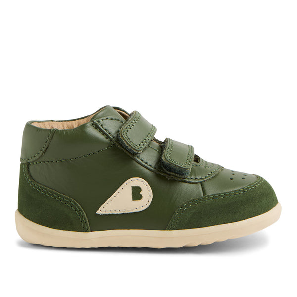 Bobux Champ High Step Up - Bronze Green Boots