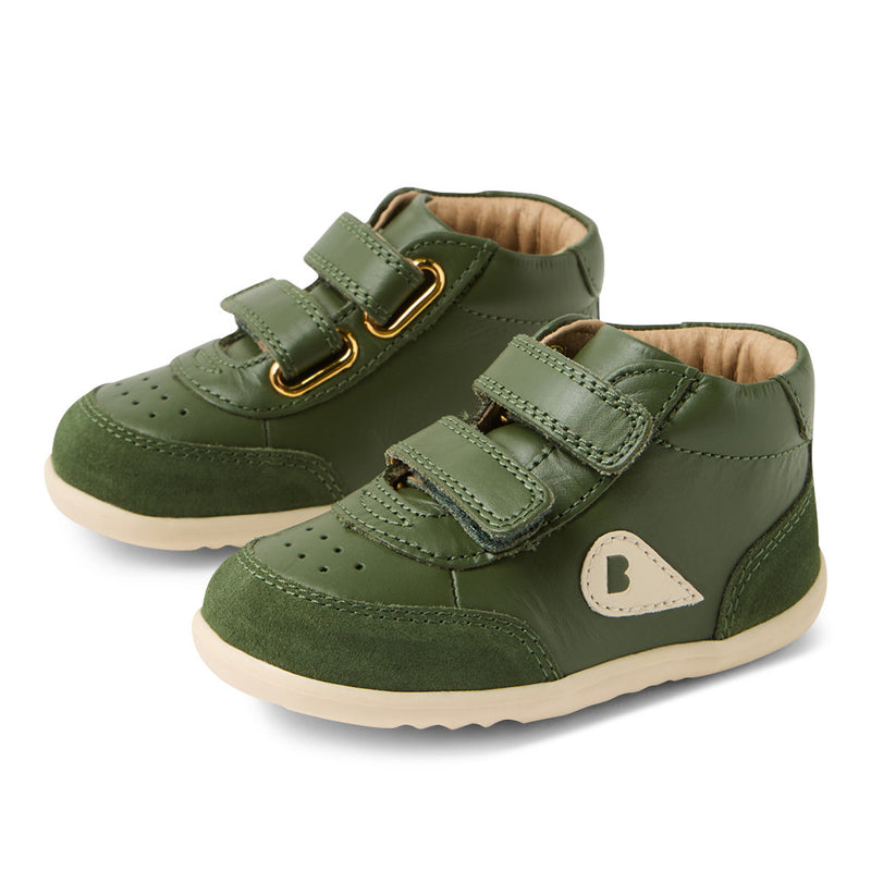 Bobux Champ High Step Up - Bronze Green Boots