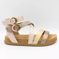 Blowfish Fandie-B - Rosegold/Copper Haze/Gold Sandals