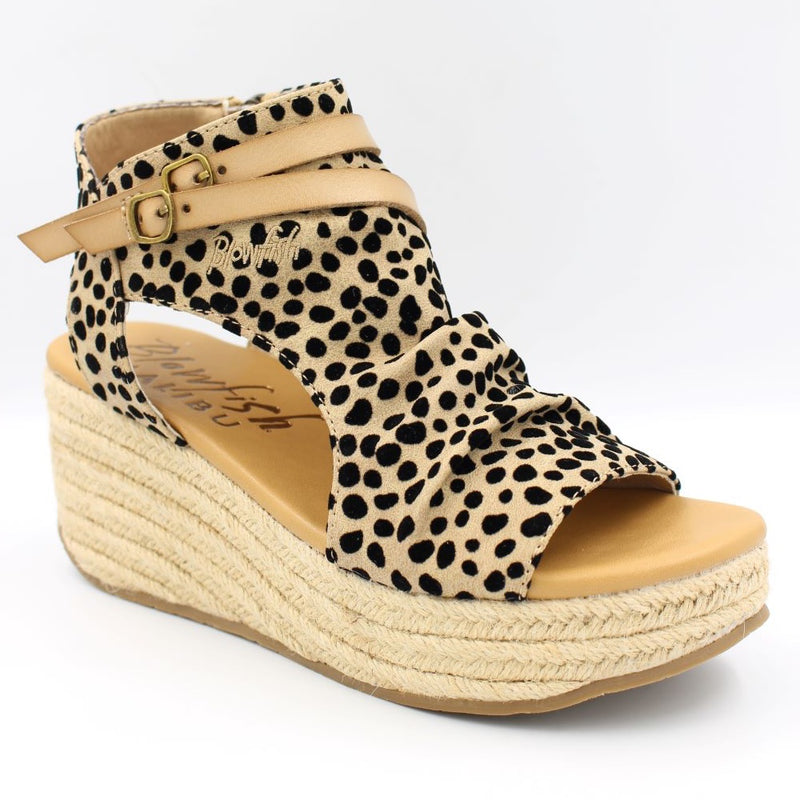 Blowfish Lacey-C-Rope - Sand Pixie Leopard Roadtrip Sandals