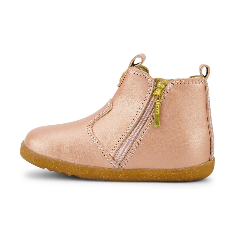 Bobux Jodhpur Step Up - Rose Gold Boots