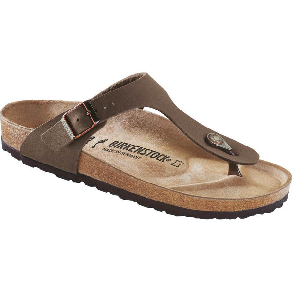 Birkenstock Gizeh Birko-Flor Birkibuc -  Mocha Sandals