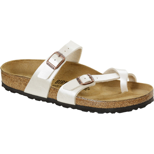 Birkenstock Mayari Birko-flor - Graceful Pearl White Sandals