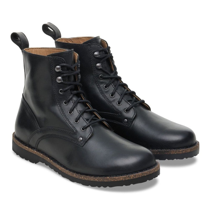 Birkenstock Bryson Natural Leather - Black Boots