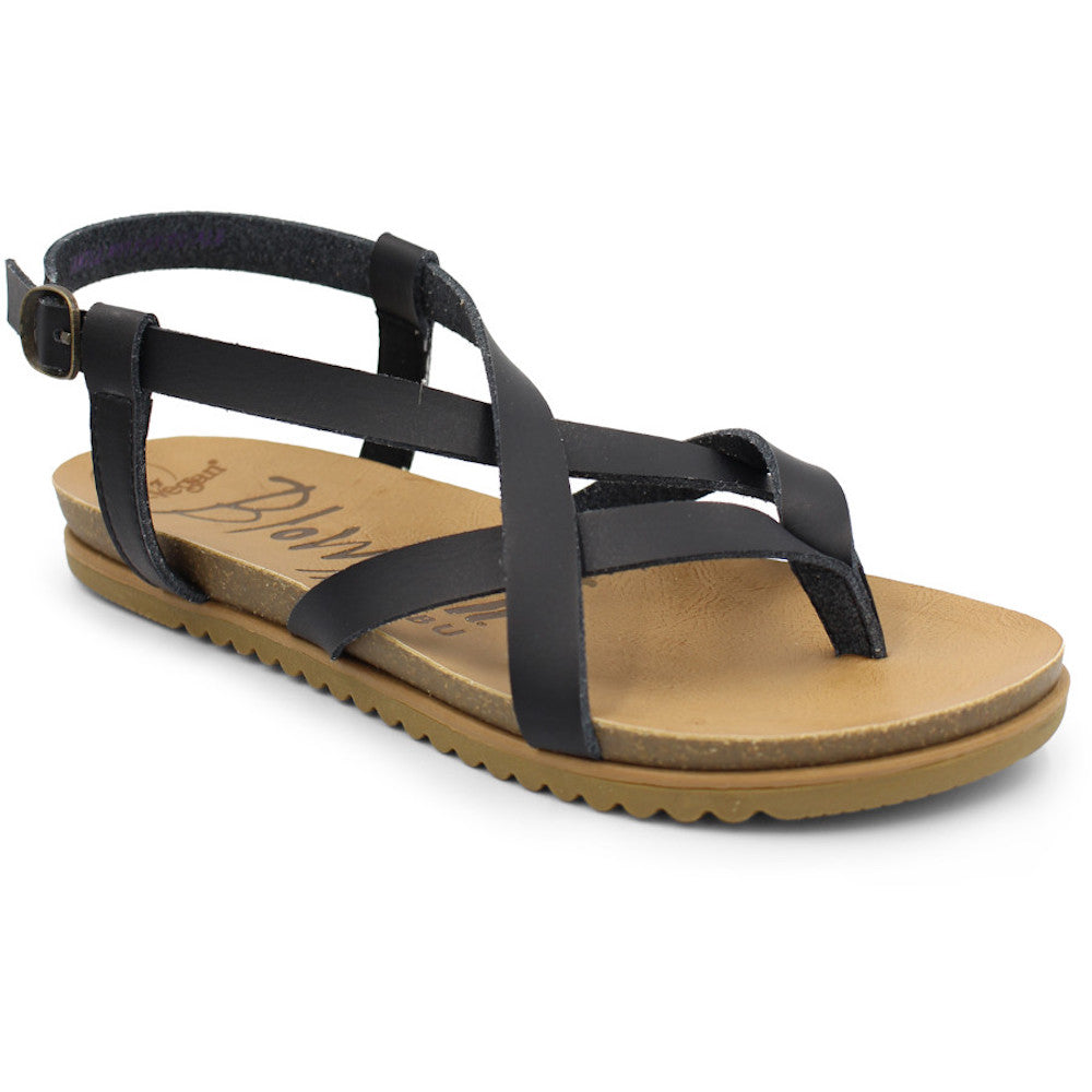 Blowfish Mirenda Black Sandals SoleLution