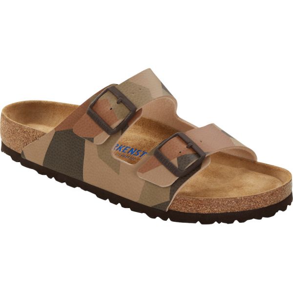 Birkenstock Arizona Soft Footbed - Desert Soil Geo Camo Sandals