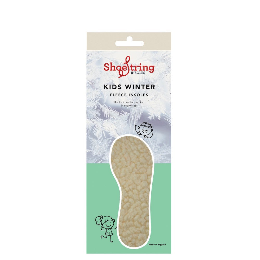 Shoe-String Childrens Fleece Insoles - Cut to Size