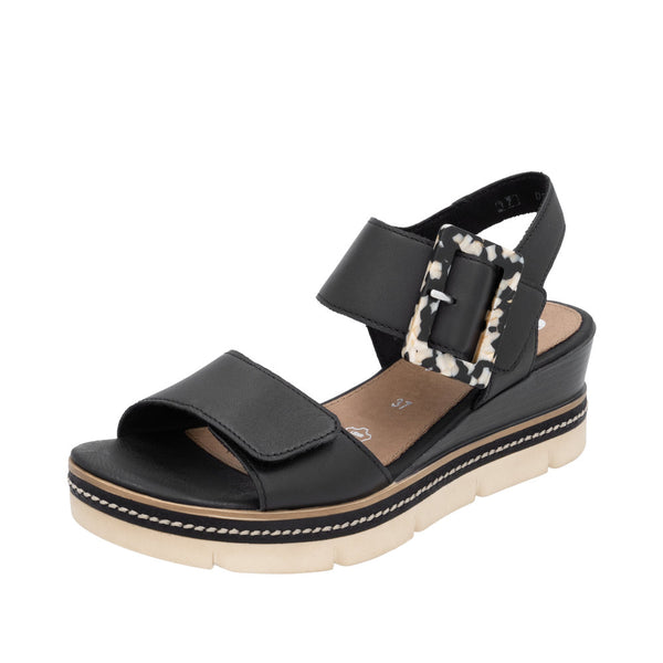 Remonte D2L53 - Black Sandals