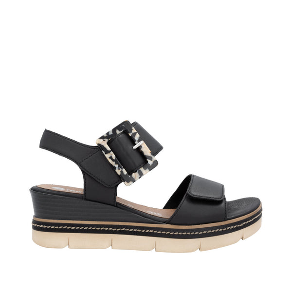 Remonte D2L53 - Black Sandals