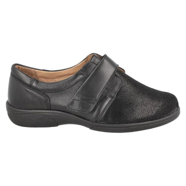 DB Petula -Black Leather/Stretch Casual