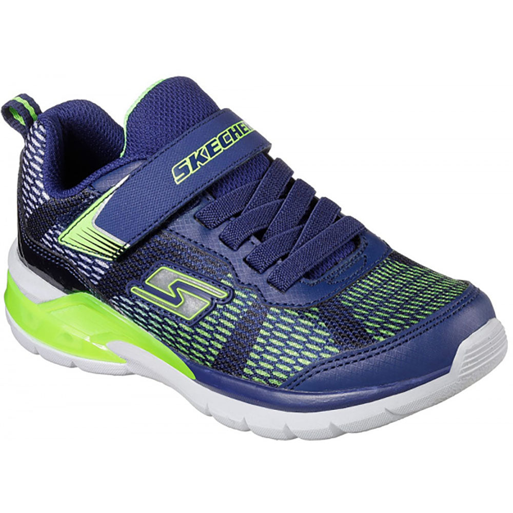 Skechers Erupters II Lava Waves -  Navy/Lime Trainers
