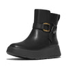 FitFlop F-Mode Square-Ring Platform Ankle Boot - Black