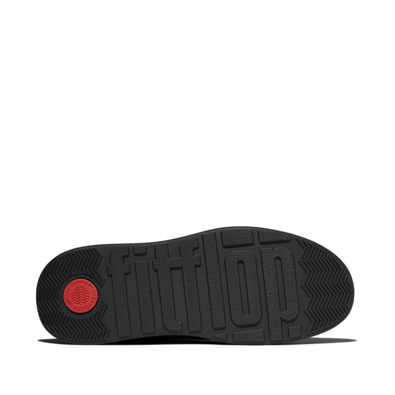 FitFlop F-Mode Square-Ring Platform Ankle Boot - Black