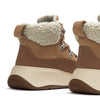 FitFlop F-Mode Teddy Collar Lace-up Boot - Desert Tan